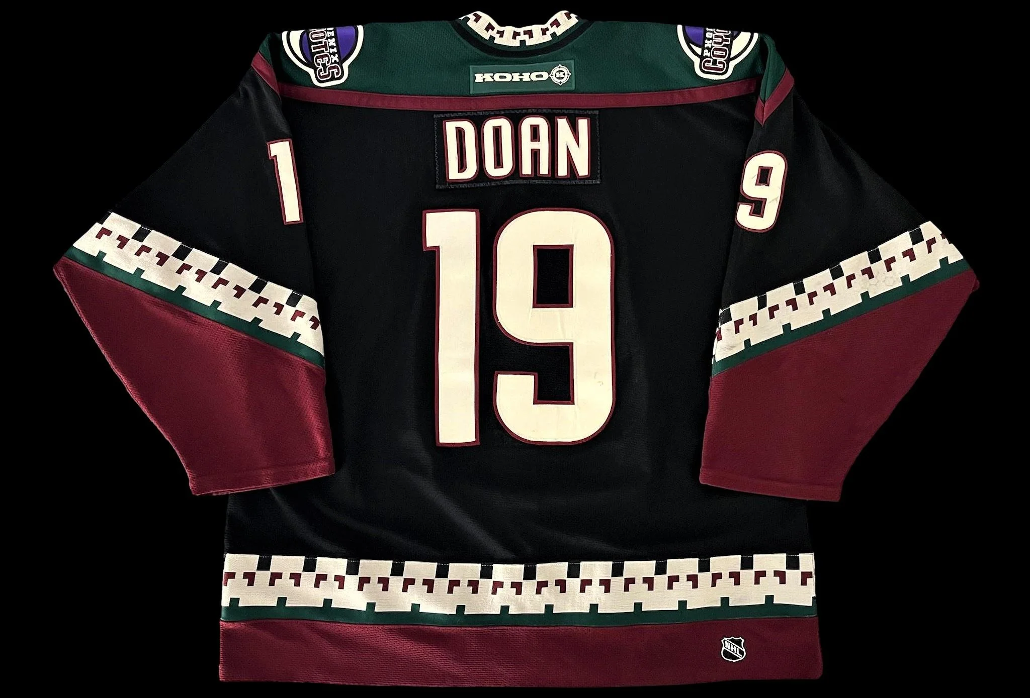 Arizona coyotes black jersey sales